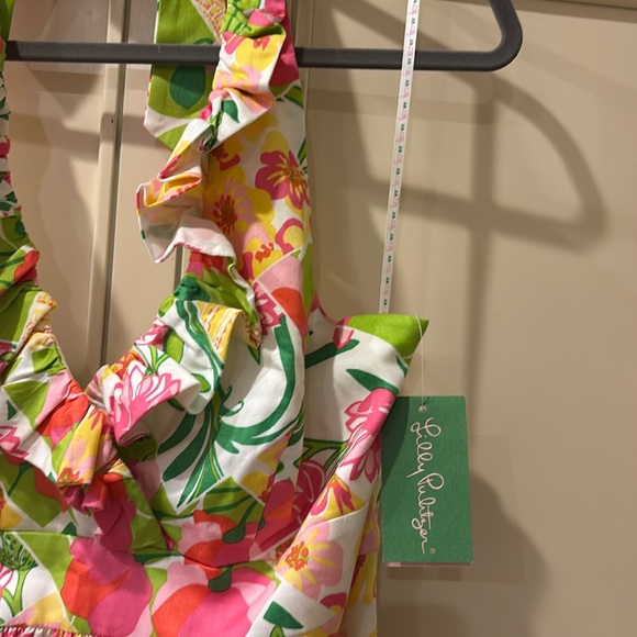 Lilly Pulitzer dress size 12- Halter - Picture 3 of 13